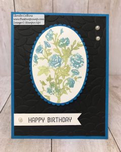 Multi-Coloring a Stamp with Brusho