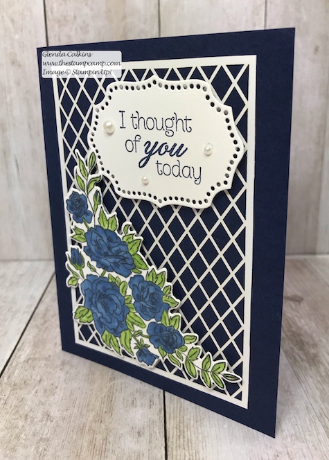 This intricate paper is part of the Delightfully Detailed Laser-Cut Specialty papers from Stampin' Up! Details on my blog: www.thestampcamp.com, #stampinup #thestampcamp #handmadecards
