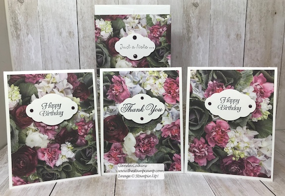 Let the beauty of the Designer Series Papers be the focal point and do the work for your cards. Visit my blog: www.thestampcamp.com #thestampcamp #stampinup #wedding #handmadecards