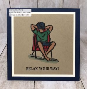 Stampin' Up! A Good Man Gift Card Holder