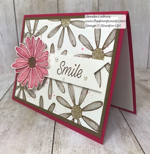 This is my featured stamp set for June it is the New Daisy Lane Bundle and I also added the Daisy punch. The bundle has the smaller Daisy punch in it. Details on my blog: https://wp.me/p59VWq-a94 #stampinup #thestampcamp #daisylane #stamps