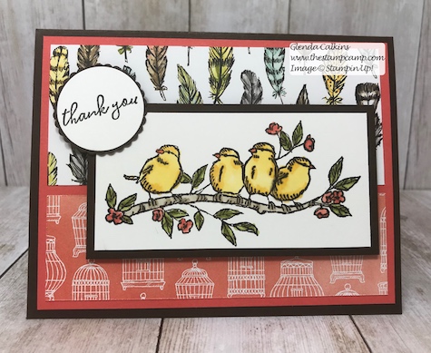 This is part of the Bird Ballad Suite from Stampin' Up! This suite of products is just that SWEET! Check out the details on my blog: https://wp.me/p59VWq-a8V #stampinup #thestampcamp #birdballad #stamps