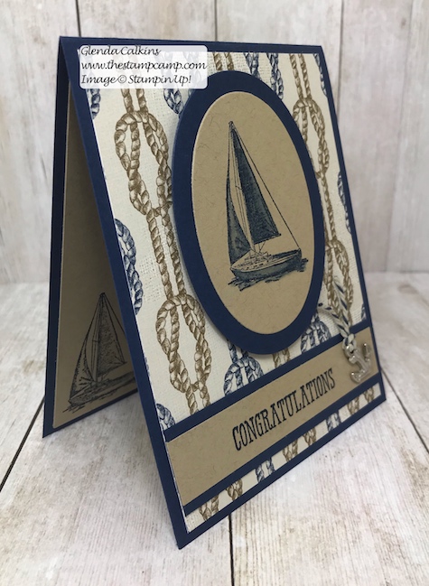 The Come Sail Away Suite from Stampin' Up! has so many fun coordinating products in the suite for creating cards, projects, and scrapbook pages. Details on my blog: https://wp.me/p59VWq-a9p . #stampinup #masculine #thestampcamp #stamps