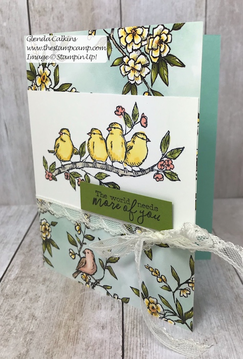 This is part of the Bird Ballad Suite from Stampin' Up! This suite of products is just that SWEET! Check out the details on my blog: https://wp.me/p59VWq-a8C #stampinup #thestampcamp #birdballad