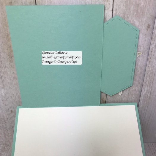 This is my featured stamp set for July. It is the Free As A Bird Bundle from Stampin' Up! This fun fold is a flip up fun fold. Details can be found here: https://wp.me/p59VWq-ahF #thestampcamp #stampinup #freeasabird #birdballad