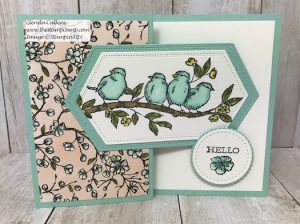 Free As A Bird Bonus Fun Fold Card