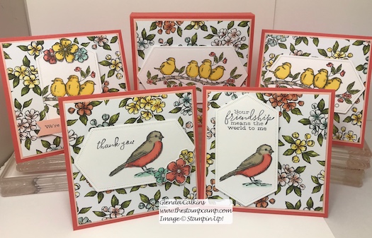 This is the Free As A Bird Bundle from Stampin' Up! This is my featured stamp set for July. Details can be found here: https://wp.me/p59VWq-aaP #stampinup #thestampcamp #freeasabird #birdballad