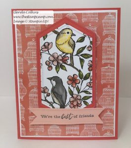 Stampin' Up! Free As a Bird Bonus Card