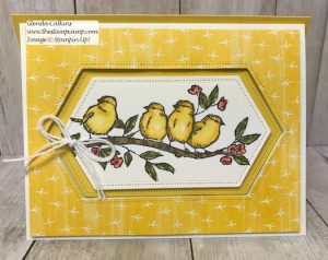 Free As A Bird Fun Fold Bonus Card