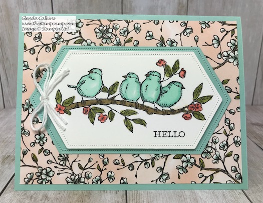 This is my featured stamp set for July. It is the Free As A Bird Bundle from Stampin' Up! Details can be found here: https://wp.me/p59VWq-agL #thestampcamp #stampinup #freeasabird #birdballad