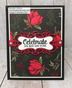 Stampin' Up! Magnolia Lane DSP Altered!