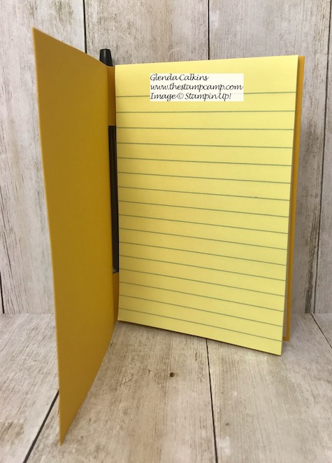 I used the To A Wild Rose Bundle to create this Sticky Notepad Holder. The front was also embossed with the Basket Weave Embossing Folder. Details on my blog Here: https://wp.me/p59VWq-am3 #stampinup #embossing #basketweave #notepad #thestampcamp #gift
