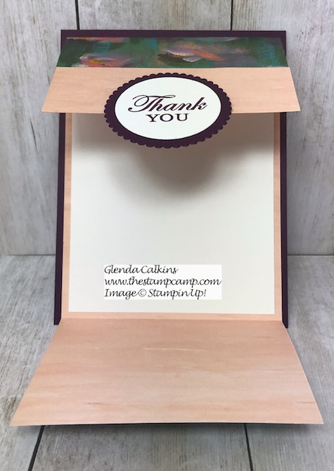 Perennial Essence Designer Series Paper from Stampin' UP! 1 sheet 3 gorgeous cards. Details and video on my blog here: https://wp.me/p59VWq-ao3 #stampinup #thestampcamp #designerpaper #funfold