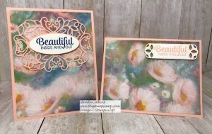 Perennial Essence papers from Stampin' Up! create beautiful cards in no time. Details can be found on my blog here: https://wp.me/p59VWq-ano #stampinup #perennialessence #thestampcamp #printedpapers