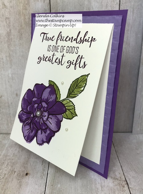 To A Wild Rose stamp set from Stampin' Up! perfect for so many occasions. Details are on my blog here: https://wp.me/p59VWq-aox #stampinup #toawildrose #rose #thestampcamp