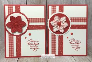 This is the Floral Essence stamp set in the New Terracotta Tile In Color. Which is your favorite; white flower or Terracotta flower? Details on my blog here: https://wp.me/p59VWq-arT #stampinup #thestampcamp #incolor #floralessence
