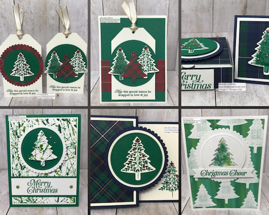 Perfectly Plaid Bundle creates the perfect Gift Box wrapped up in the Beautiful Wrapped in Plaid Designer Series Paper. Details here: https://wp.me/p59VWq-asS #stampinup #thestampcamp #wrappedinplaid #perfectlyplaid #christmas