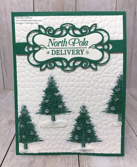 Tuesday's Tip & Technique featuring the Wrapped In Plaid Designer Series Paper. Video on Tips on my blog here: https://wp.me/p59VWq-atY #stampinup #thestampcamp #glendasblog #technique