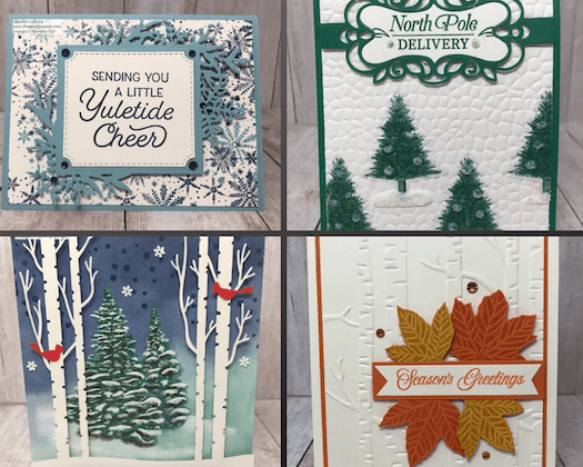 Weekly Card Giveaways for week ending October 26. Details on my blog here: https://wp.me/p59VWq-av1 #stampinup #thestampcamp