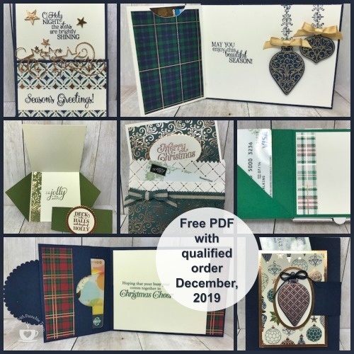 It's all about the Gift Card Holders. This grouping is all different fun fold Gift Card Holders for Christmas. Details on my blog here: https://wp.me/p59VWq-aAI #thestampcamp #stampinup #giftcardholders
