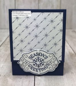 Here is the perfect way to decorate the mini hand sanitizer from Bath & Body Works. Details on my blog here: https://wp.me/p59VWq-aCH #stampinup #thestampcamp #christmasgift