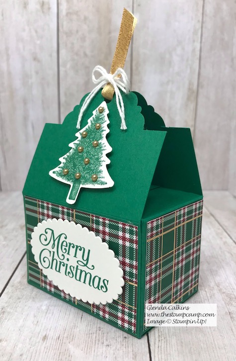 The Scallop Tag Topper Punch from Stampin' Up! creates the Perfect Box for Ghirardelli Chocolates. See my blog for details: https://wp.me/p59VWq-aAR #stampinup #thestampcamp #tagbox #tagpunch