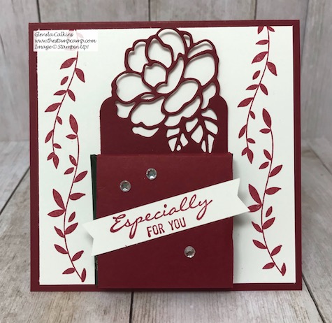 Here is a sweet treat especially for you! I love the intricate dies that coordinate with the Botanical Blooms stamp set. You can create some beautiful cards and treat holders with them. Details on my blog here: https://wp.me/p59VWq-aDK #stampinup #thestampcamp #treatholder