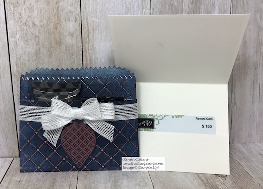 Tuesday's Tips & Techniques tonight Live on my Facebook page The Stamp Camp December 17, 2019 8PM EST . We will be creating this fun treat bag/gift card holder Details here: https://wp.me/p59VWq-aDb #stampinup #thestampcamp #glendasblog #gift