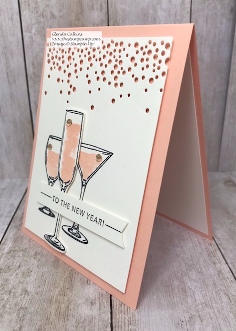 Sip Sip Hooray it's almost New Years Day! Details on this fun bundle of Stampin' Up! products can be found on my blog here: https://wp.me/p59VWq-aFg #stampinup #newyear #thestampcamp