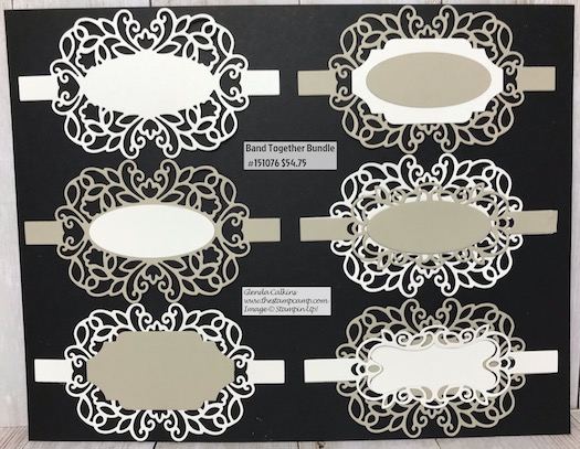 Different Ways to Use the Detailed Dies from Stampin' Up! These dies are part of the Band Together Bundle. Details are on my blog here: https://wp.me/p59VWq-aHR #stampinup #thestampcamp #detaileddies