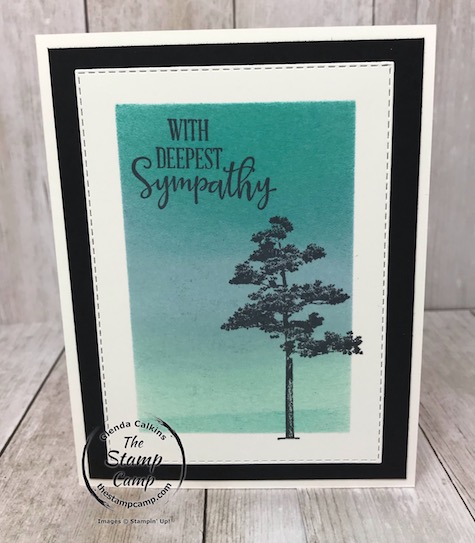 Rooted in Nature is perfect for Masculine Sympathy cards and the brayering background technique makes them quick and easy. Details on my blog here: https://wp.me/p59VWq-aJ4 #stampinup #thestampcamp #sympathy #nature