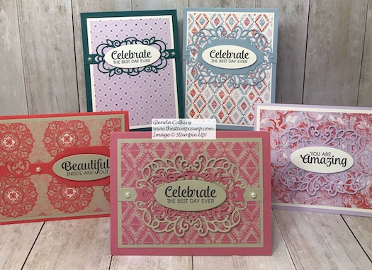 The Woven Threads Designer Series Paper and the Band Together Bundle pair perfectly together. Details are here: https://wp.me/p59VWq-aHE #stampinup #Woventhreads #bandtogether #thestampcamp