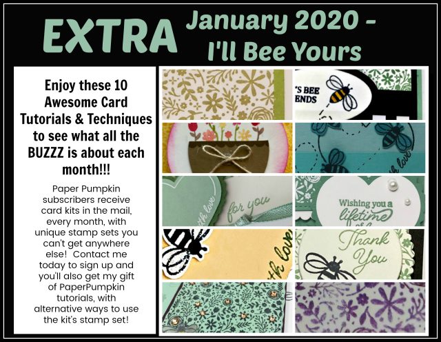 Would you love to get a kit delivered right to your door each and every month; with a PDF file to create cards with just the stamp set that is in the kit. Details are on my blog here: https://wp.me/p59VWq-aMc #paperpumpkin #stampinup #thestampcamp #cardkit