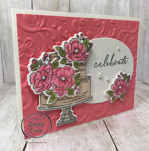 The Happy Birthday To You Stamp Set is a FREE Sale-a-bration stamp set which also has coordinating framelits to go with them. Details can be found on my blog here: https://wp.me/p59VWq-aND #stampinup #thestampcamp #saleabration #birthday