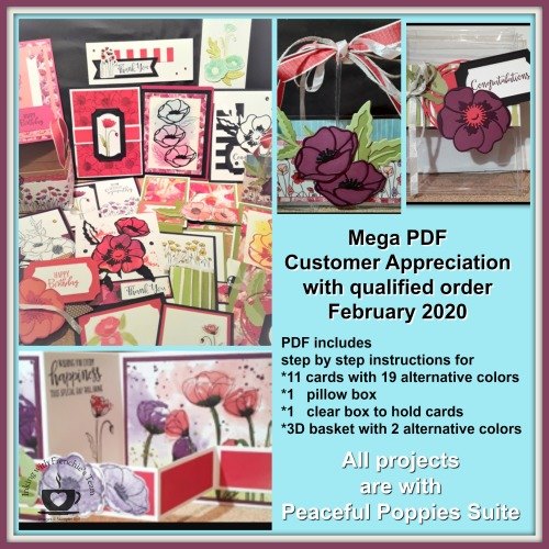 Peaceful Poppies Suite from Stampin' Up! This suite of products is one of my all time favorite products suites a must have in my book. Details can be found on my blog here: https://wp.me/p59VWq-aK8 #stampinup #peacefulpoppies #paintedpoppies #thestampcamp