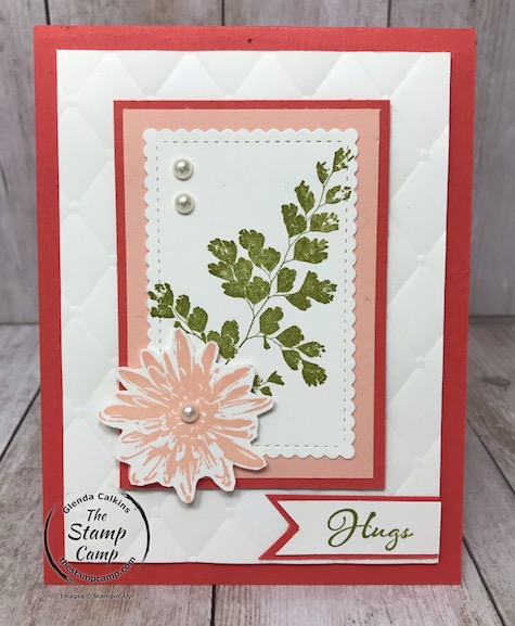 This card was created for a challenge using the Positive Thoughts stamp set from the mini catalog. Details are on my blog here: https://wp.me/p59VWq-aOG . #stampinup #positivethoughts #thestampcamp