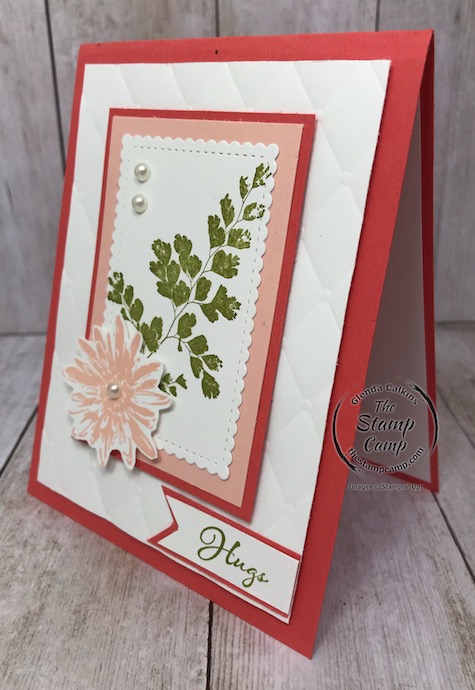 This card was created for a challenge using the Positive Thoughts stamp set from the mini catalog. Details are on my blog here: https://wp.me/p59VWq-aOG . #stampinup #positivethoughts #thestampcamp