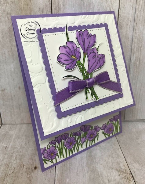 This is my Stepped Up Wow Easter Promise Card. I've been taking this stamp set from simple stamping up to Wow stamping. Details are on my blog here: https://wp.me/p59VWq-aRO #stampinup #simplestamping #easterpromise #thestampcamp