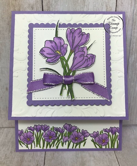 This is my Stepped Up Wow Easter Promise Card. I've been taking this stamp set from simple stamping up to Wow stamping. Details are on my blog here: https://wp.me/p59VWq-aRO #stampinup #simplestamping #easterpromise #thestampcamp