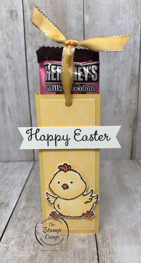 The Welcome Easter stamp set makes great Easter Treat holders as well as cards. Details on my blog here: https://wp.me/p59VWq-aR8 #stampinup #easter #treatholder #thestampcamp