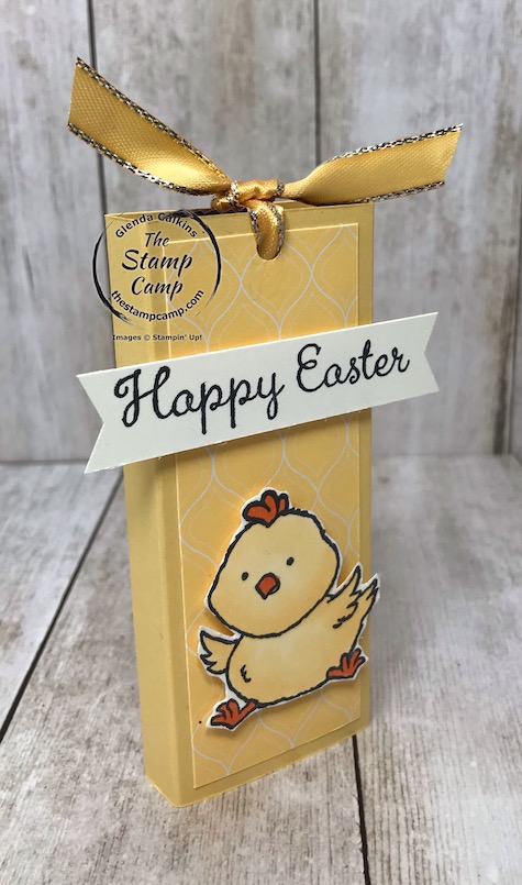 The Welcome Easter stamp set makes great Easter Treat holders as well as cards. Details on my blog here: https://wp.me/p59VWq-aR8 #stampinup #easter #treatholder #thestampcamp