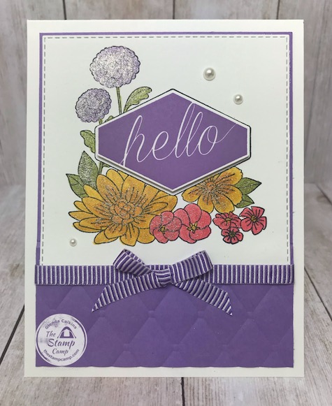 The Accent Blooms stamp set is on the 2020 Retired list for Stampin' Up! It will be gone for good by June 2, 2020. Details are on my blog here: https://wp.me/p59VWq-aXf . #stampinup #accentblooms #thestampcamp #technique