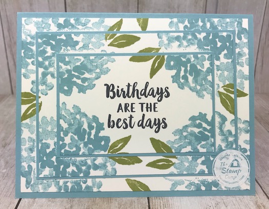 This is the Double Time and Triple Time Techniques. These techniques make super simple quick and easy cards. Details and video are on my blog here: https://wp.me/p59VWq-aV9 . #stampinup #techniques #thestampcamp #doubletime