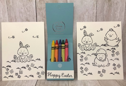 Welcome Easter Treat Holder super simple and will look great in the easter baskets. Details on my blog here: https://wp.me/p59VWq-aU8 #stampinup #easter #eastertreatholder #thestampcamp