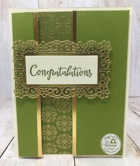 Same Layout done 3 different ways with the Ornate Garden Specialty Designer Series Paper. Details are on my blog here: https://wp.me/p59VWq-aUw #stampinup #ornategarden #layouts #thestampcamp
