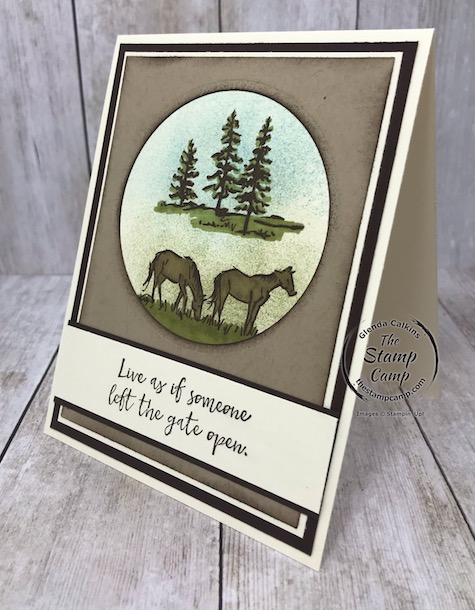 The Let it Ride stamp set from Stampin' Up! is on the retired list and soon will be no longer available to order. Details on this set are on my blog here: https://wp.me/p59VWq-bdS. #stampinup #letitride #thestampcamp #horse