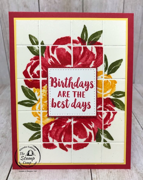 Faux Tile With The Best Plaid Builder Dies
