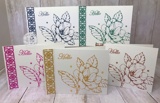 Here are the New Stampin' Up! In Colors for 2020/2022. I think this batch of In Colors pair together perfectly and I see lots of these colors in my future.Find out all the details on my blog here: https://wp.me/p59VWq-bh5. #stampinup #incolors #thestampcamp #magnolia