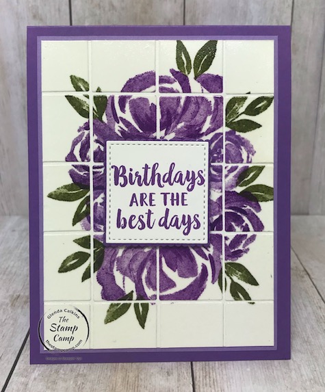 How about a fun and different technique using the Best Plaid Builder Dies? How about the Faux Tile technique. With the Best Plaid Builder dies you can create the perfect tiles every time. Details are on my blog: https://wp.me/p59VWq-biV #stampinup #thestampcamp #bestplaiddies #plaid