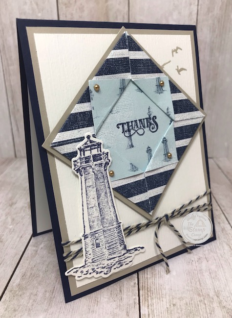 The Sailing Home stamp set will be in the 2020 2021 Annual Catalog but the Come Sail Away Designer Series Paper will not be. This paper coordinates so well with this stamp set you will want to make sure you have an extra pack on hand. Get yours today before it is gone for good! Final sale on this paper is June 2, 2020. Details are on my blog here: https://wp.me/p59VWq-bfQ #stampinup #thestampcamp #glendasblog #comesailaway #sailing home